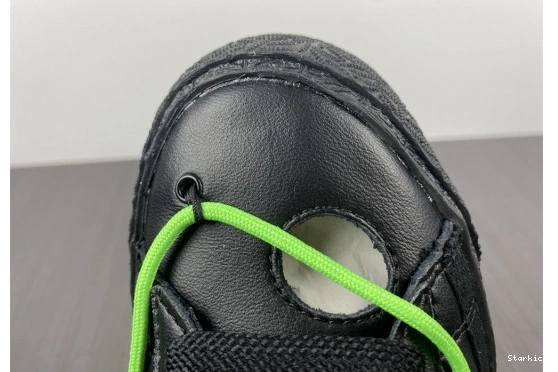 O-W Low Nike Green Blazer x Electro DH7863-001 Black 0910